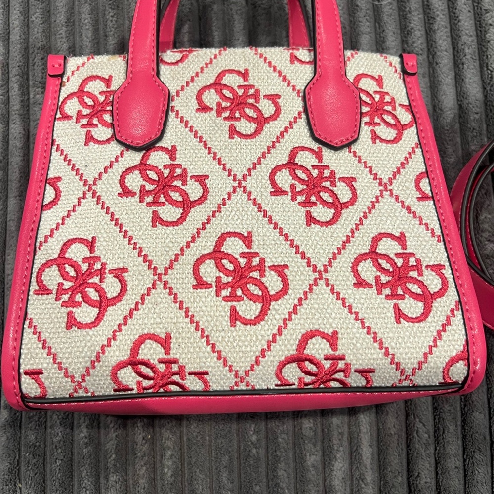 Silvana Monogram Double Compartment Mini Tote Pink - image 2